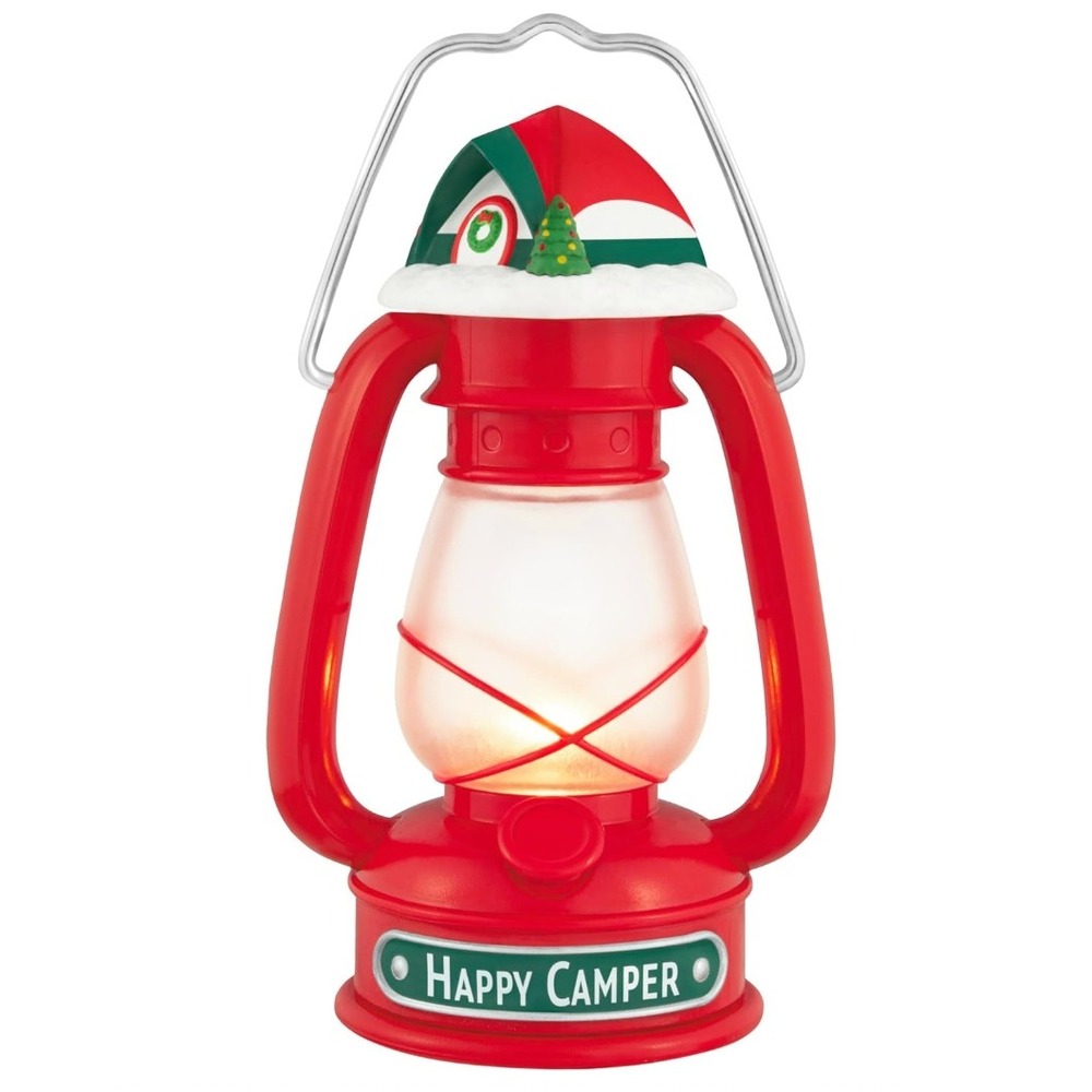 Hallmark Keepsake 2025 Happy Camper Red Lantern Christmas Ornament Tammy Haddix